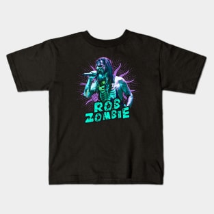 rob zombie - urban grunge Kids T-Shirt